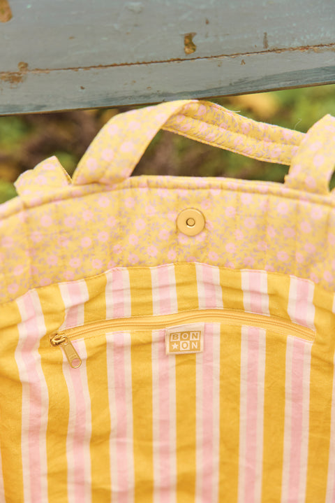Tote bag - Mia Foulfleur Yellow - Image principale
