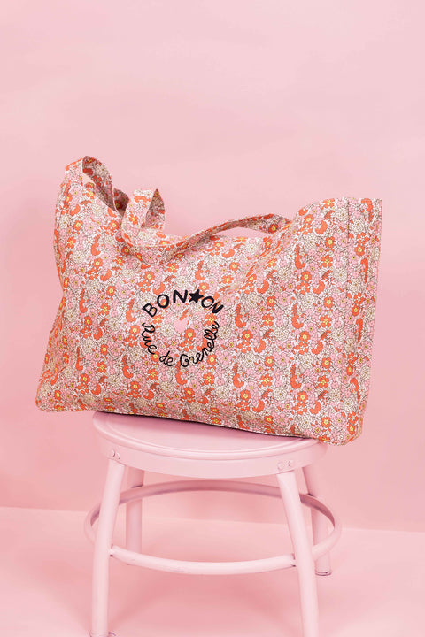 Cabas - Beth Fleur Vintage Rose - Image principale