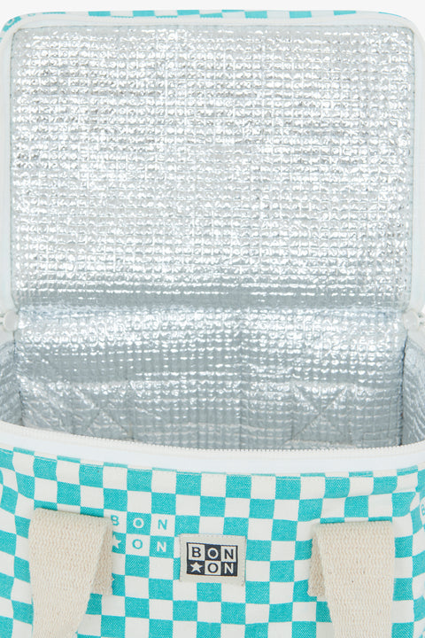 Lunch bag - Damier bleu vintage - Image principale