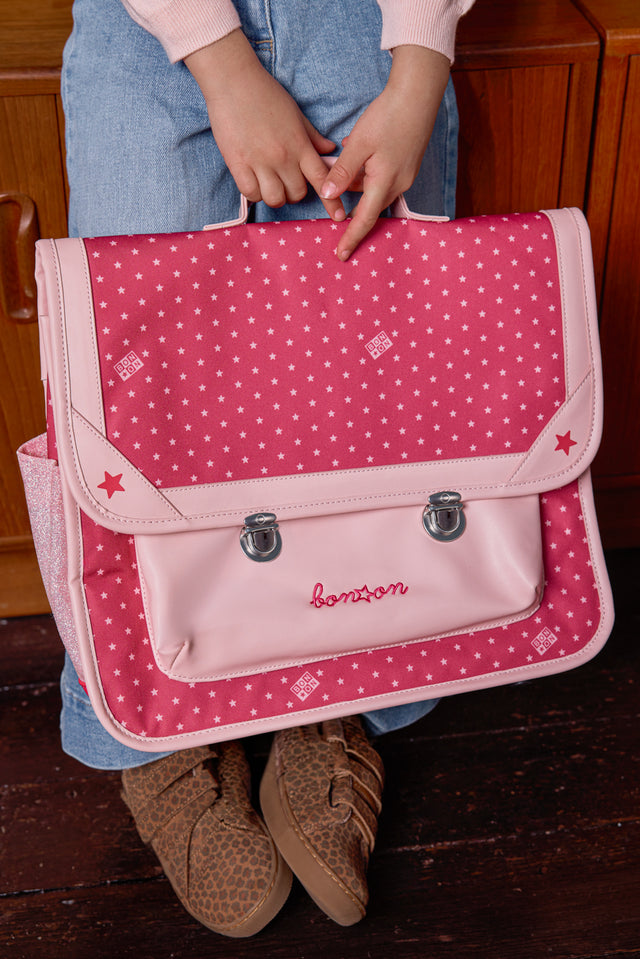Cartable - Rose Étoiles - Image principale