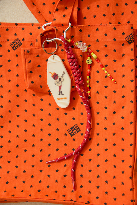 Porte-clés - Grigri Cabas Orange Vif - Image principale