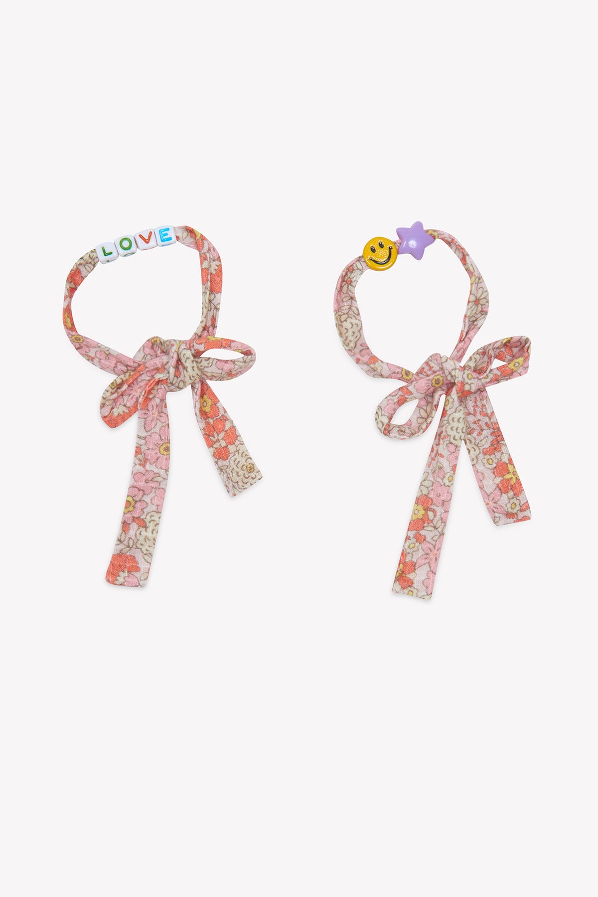 Bracelet Set - Pink Vintage Flowers