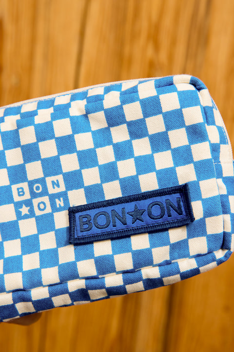 Trousse - Damier Bleu - Image principale