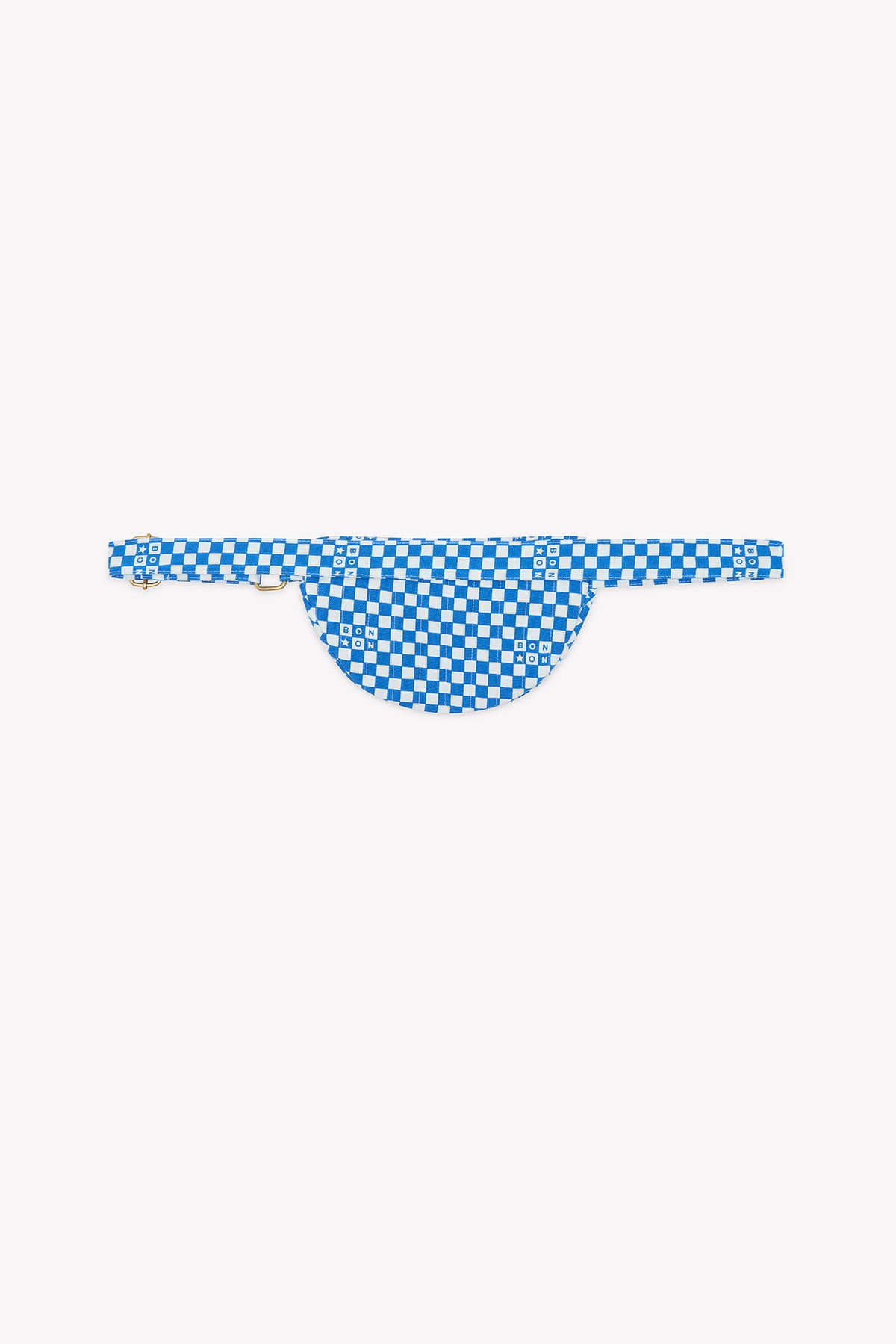 Heuptas - donkerblauw dambordpatroon