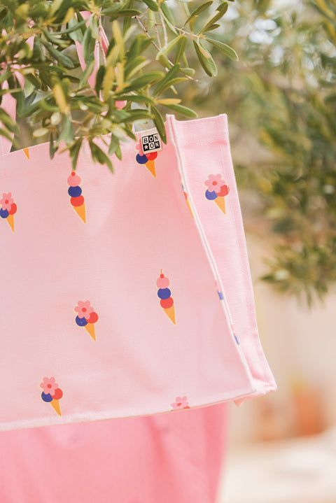 Moyen Cabas - Rose Gelato - Image principale