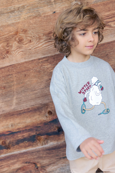 T-shirt - Laurel Winter Gris Chine - Image principale