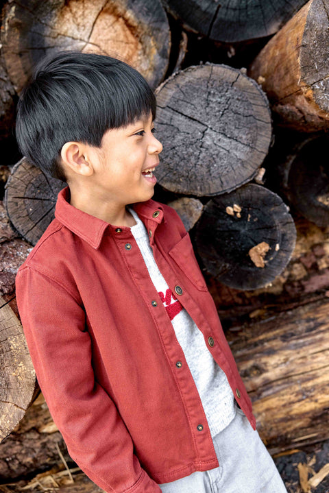 Overshirt - Maxime Trekking Red - Image principale