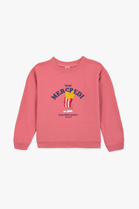 Sweat - Smile Mercredi Rose Pinkyee - Image principale