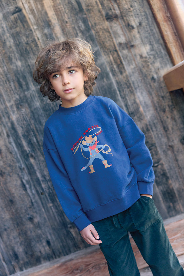 Sweat - Lame Lasso Bleu Brut - Image principale