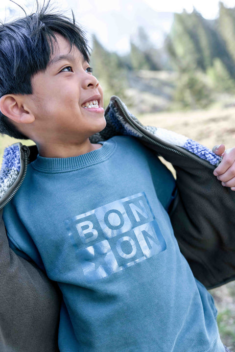 Sweatshirt - Smile Logo Blue Lake - Image principale