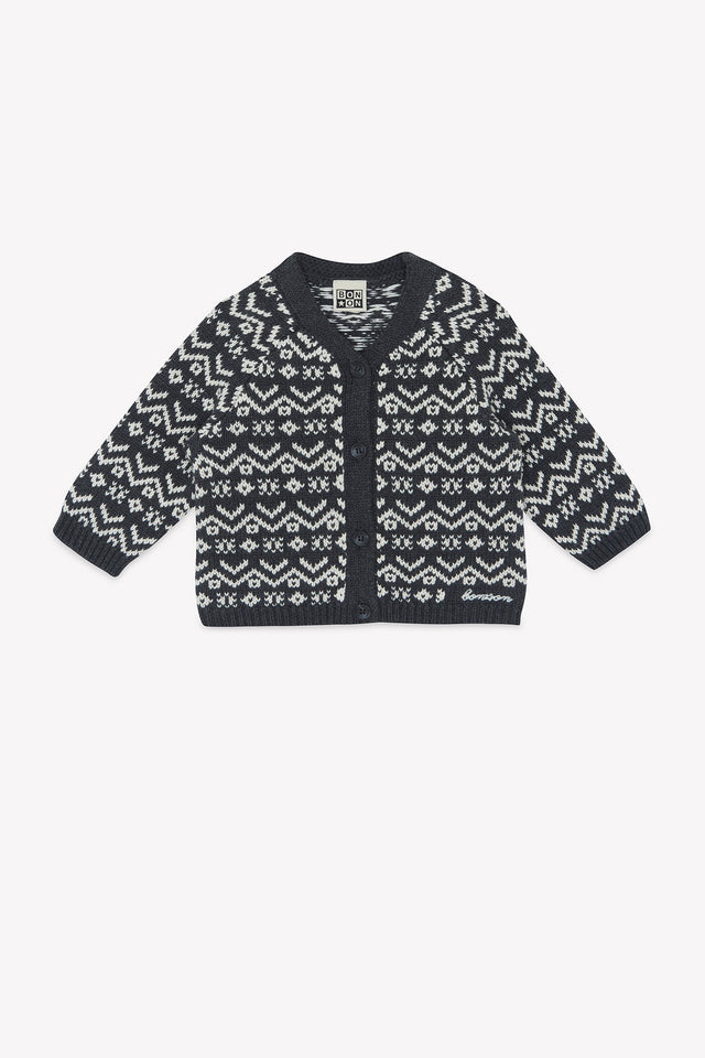 Cardigan - Mozza Carbone - Image principale