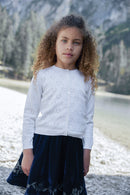 Cardigan - Lilou Coeur Ecru Bonton