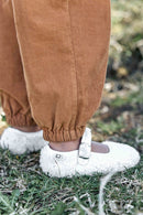 Hausschuhe - Jane aus Sherpa in Ecru Bonton