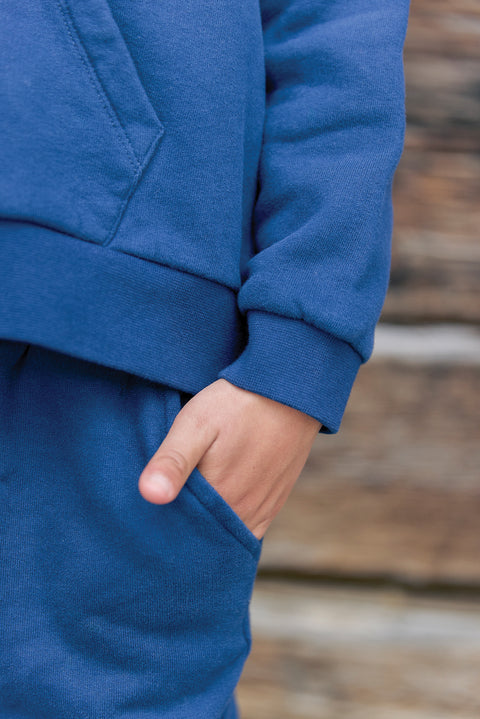 Jogging - Lolito Uni Bleu Brut - Image principale