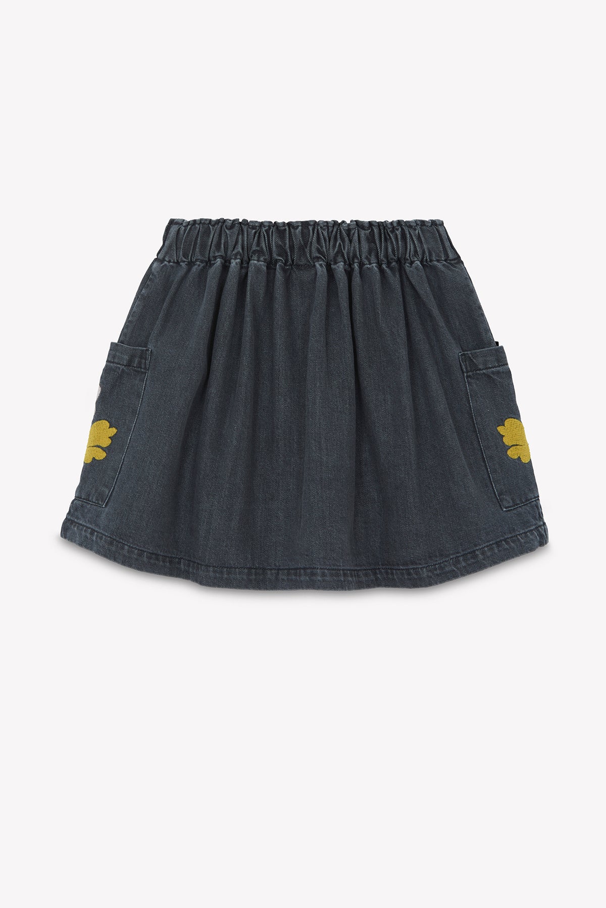 Rock - Mochi aus grauem Denim