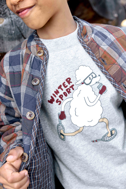 T-shirt - Laurel Winter Gris Chine - Image principale