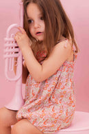 Jumpsuit - Calina vintagebloemen roze