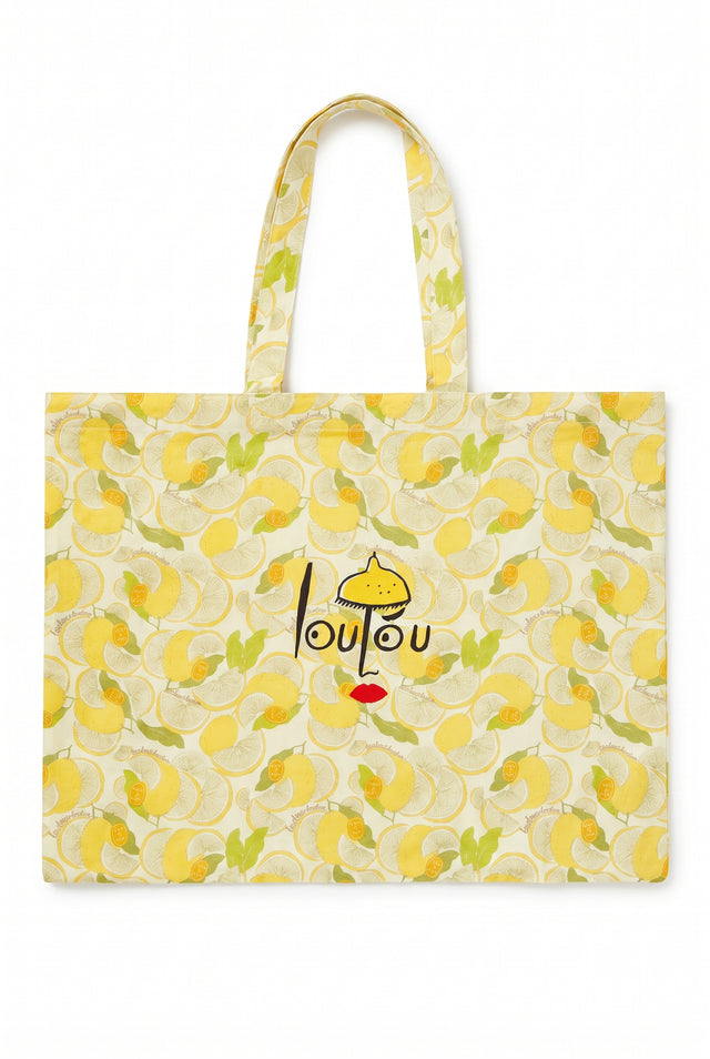 Bolso shopper - Limone Loulou x Bonton - Image principale