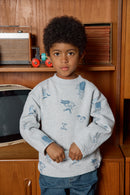 Sweatshirt - Laurel Dogs grey cotton