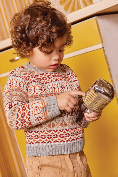 Pull - Maylon Chestnut Jacquard - Image principale