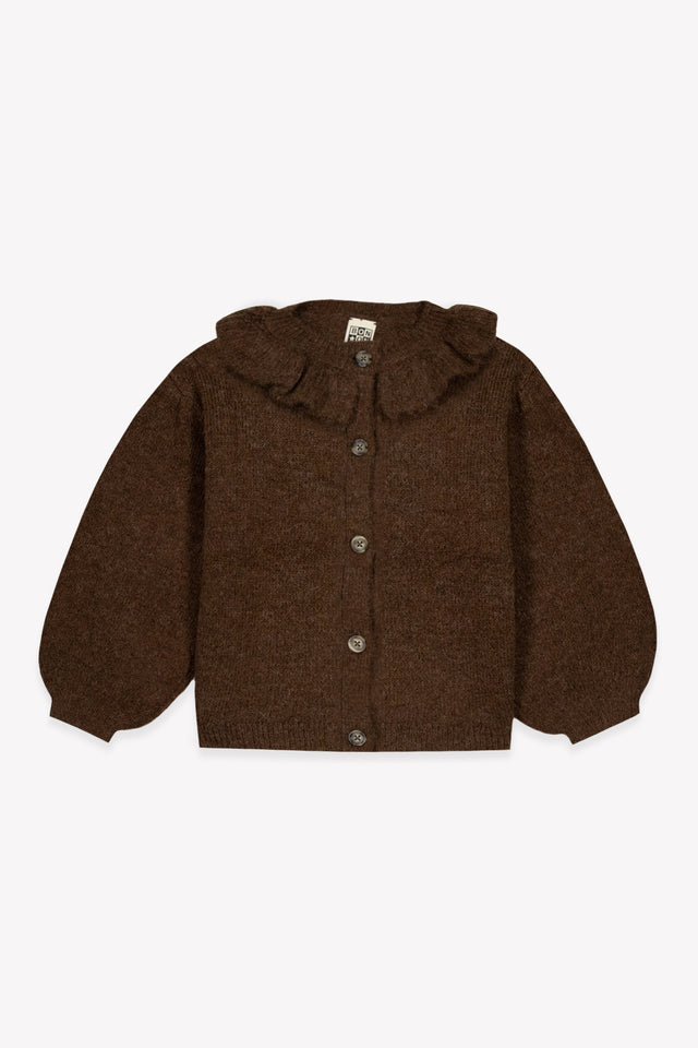 Cardigan - Paloma Brown Volant - Image principale