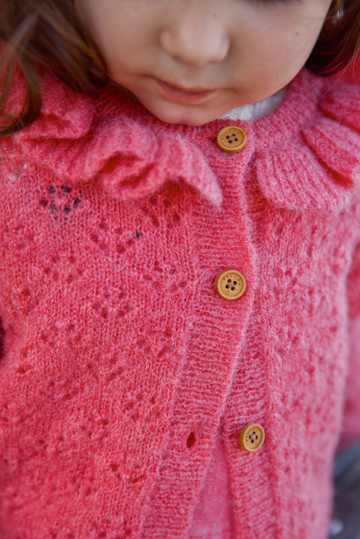 Cardigan - Corolle Pink Wool