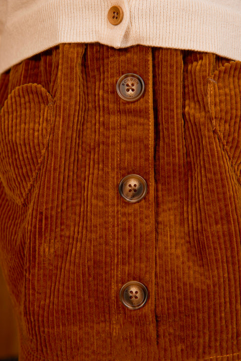 Jupe - Polka Nuts Velours - Image principale