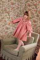 Dress - Pauline baby pink cotton