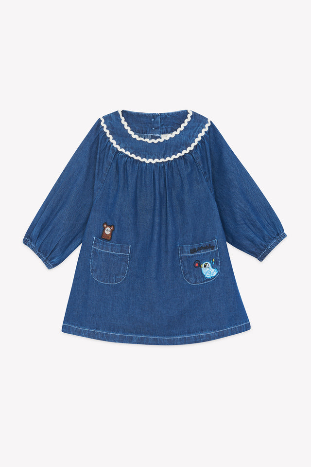 Jurk - Mada denim Bonton x Lili Scratchy - Image principale