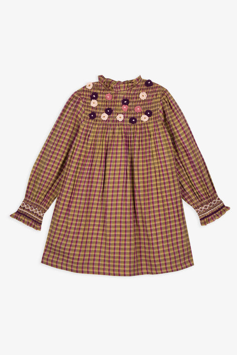 Robe - Poire Carreaux Coton - Image principale
