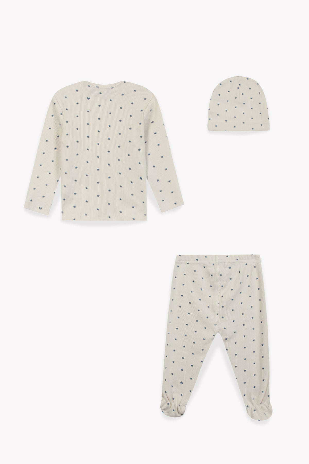 Pyjama avec pieds - Patino Bleu Coton