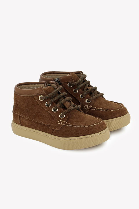 Baskets - Basil Zip Boat Cuir - Image principale