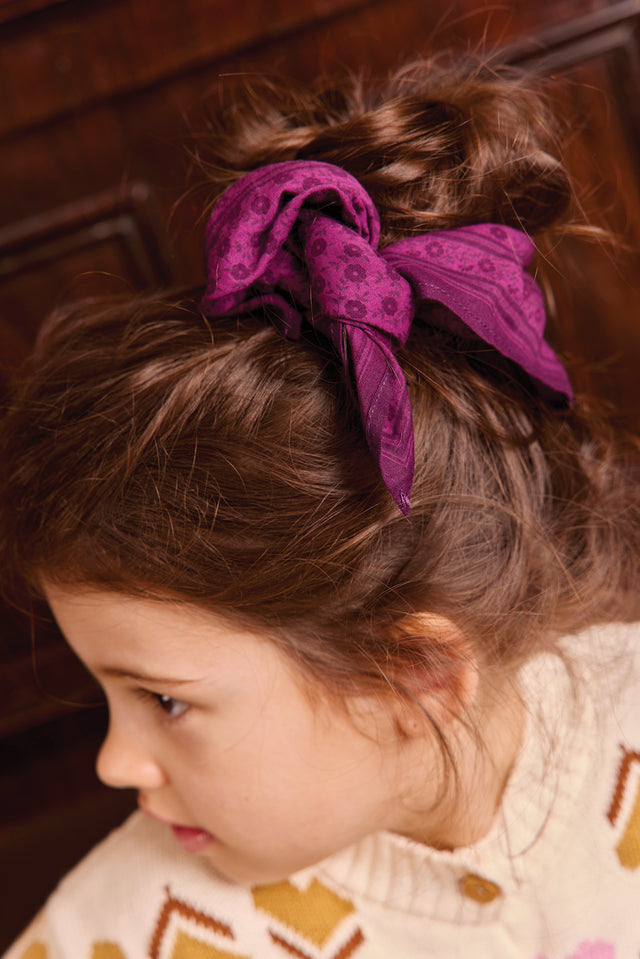 Foulard - Foulfleur Purple Rain Coton - Image principale