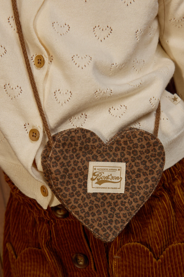 Sac à bandoulière - Lecoeur Léopard Coton - Image principale