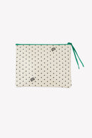 Trousse - Pochette Bonton vert chemise
