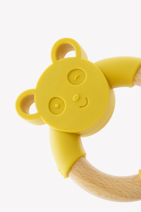 Hochet - Silicone jaune - Image principale