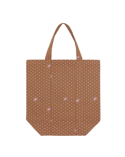 Grand Cabas - Etoile marron en toile de coton - Image principale