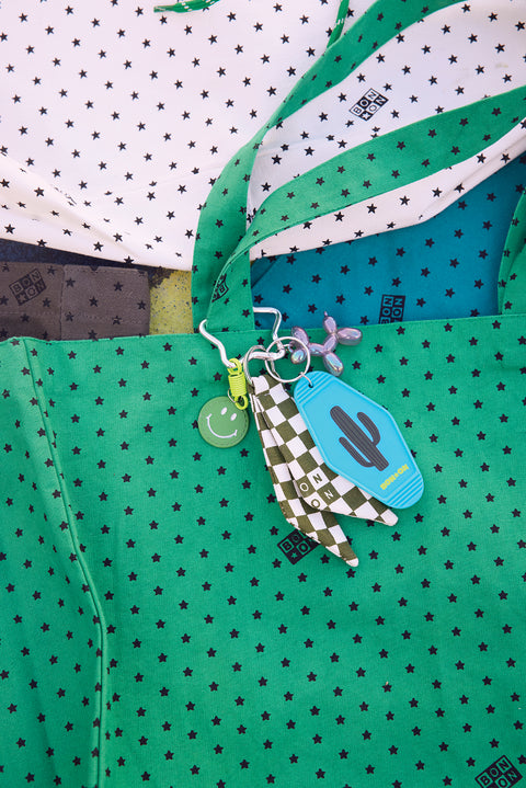 Porte-clés - Grigri Damier Cactus - Image principale