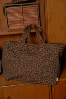 Bolso tote mediano - estampado de leopardo Bonton