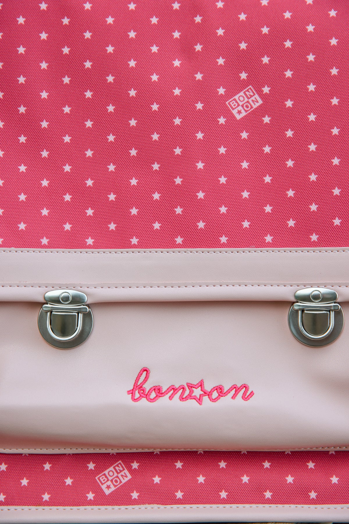 Cartable - Rose Étoiles