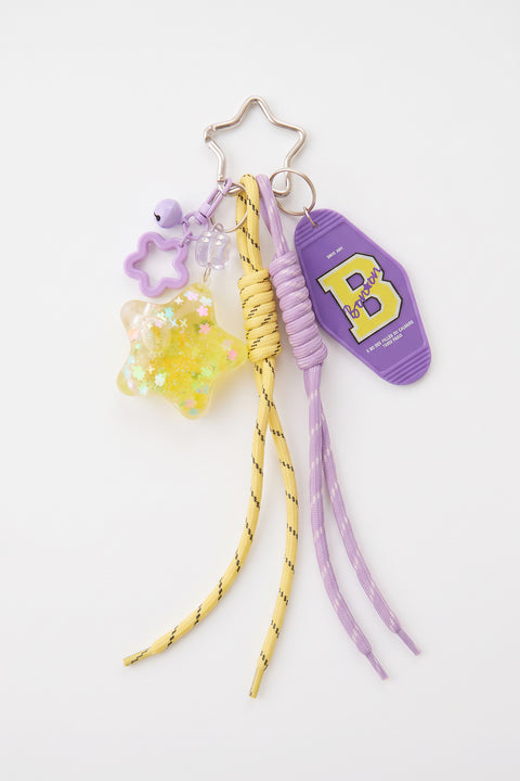 Porte-clés - Grigri Etoile Violet - Image principale