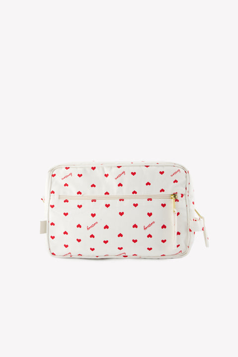 Trousse de toilette - Cœurs rouges - Image principale