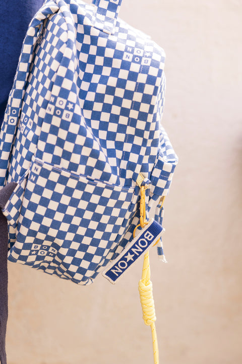 Sac à dos - Damier Bleu - Image principale