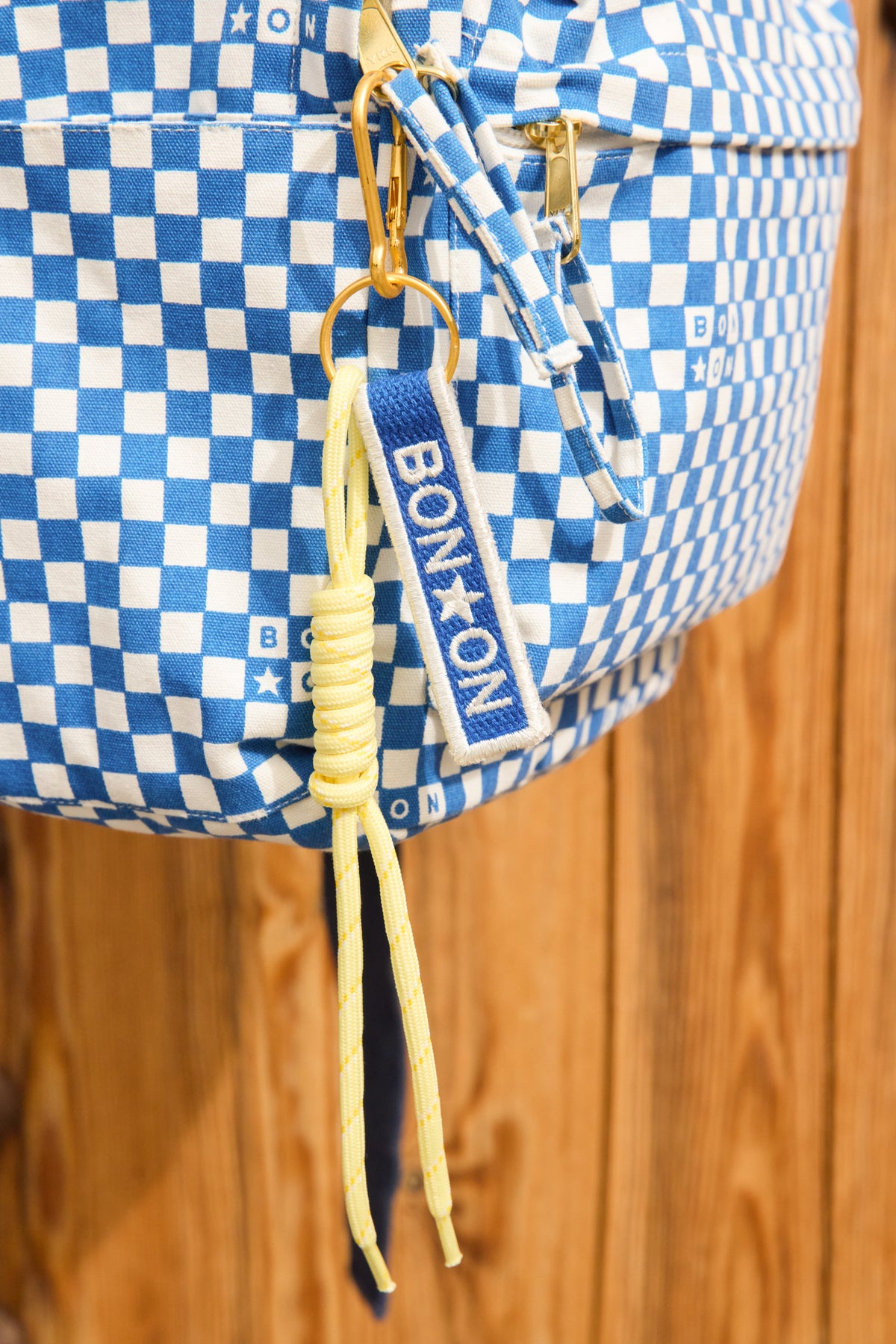 Rucksack - Henkel Blaues Karomuster