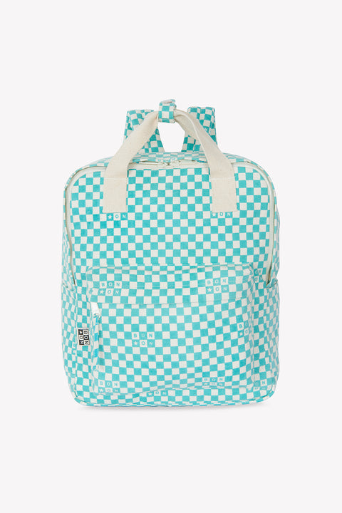 Sac à dos - Damier moyen bleu vintage - Image principale