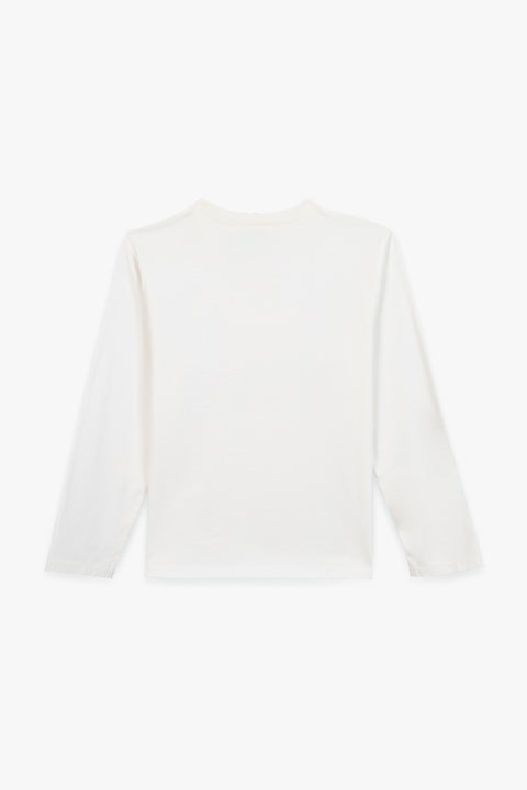 T-shirt - Taxo Logo Ecru Bonton - Image principale