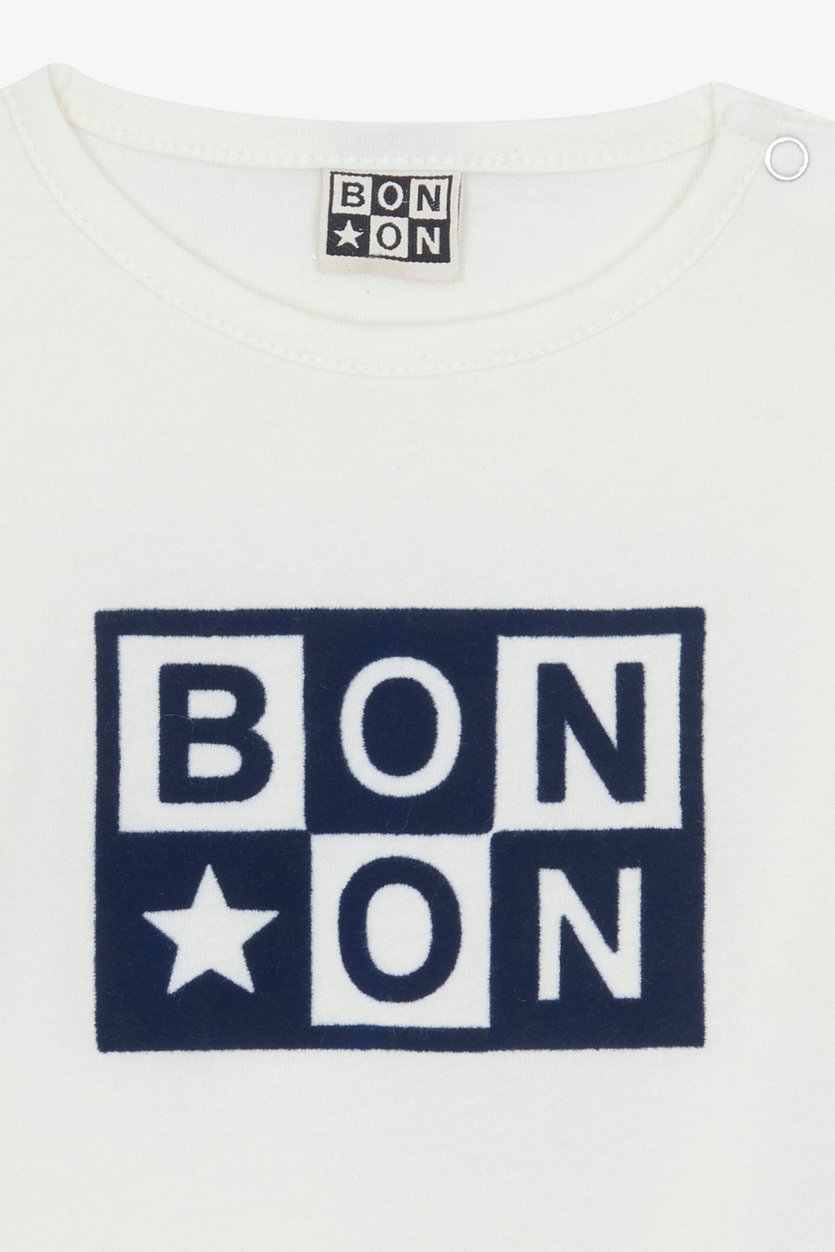 T-shirt - Taxi med logo i Ecru Bonton