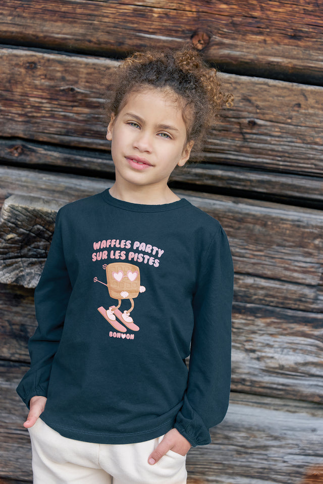 T-shirt - Titty Waffle Blue Lake - Image principale