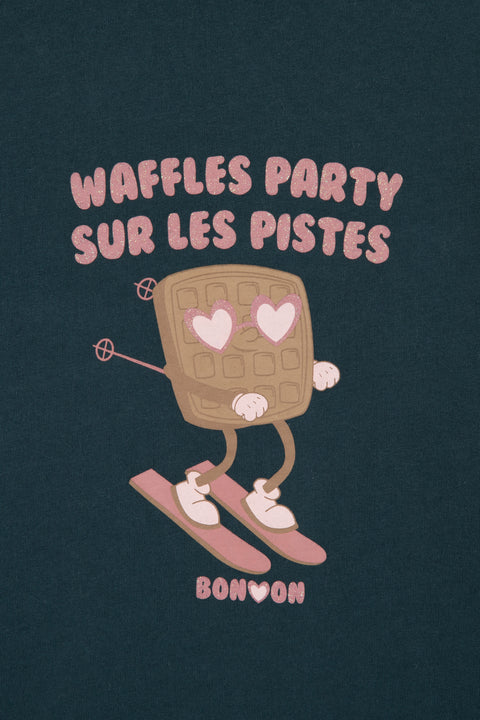 T-shirt - Titty Waffle Blue Lake - Image principale