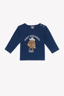 T-shirt - Taxi Donut i mørkeblå